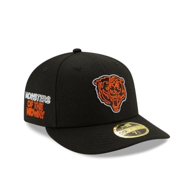 Chicago Bears Gorra | New Era Official NFL Draft Low Profile 59fifty Fitted Cap Mexico - Negros